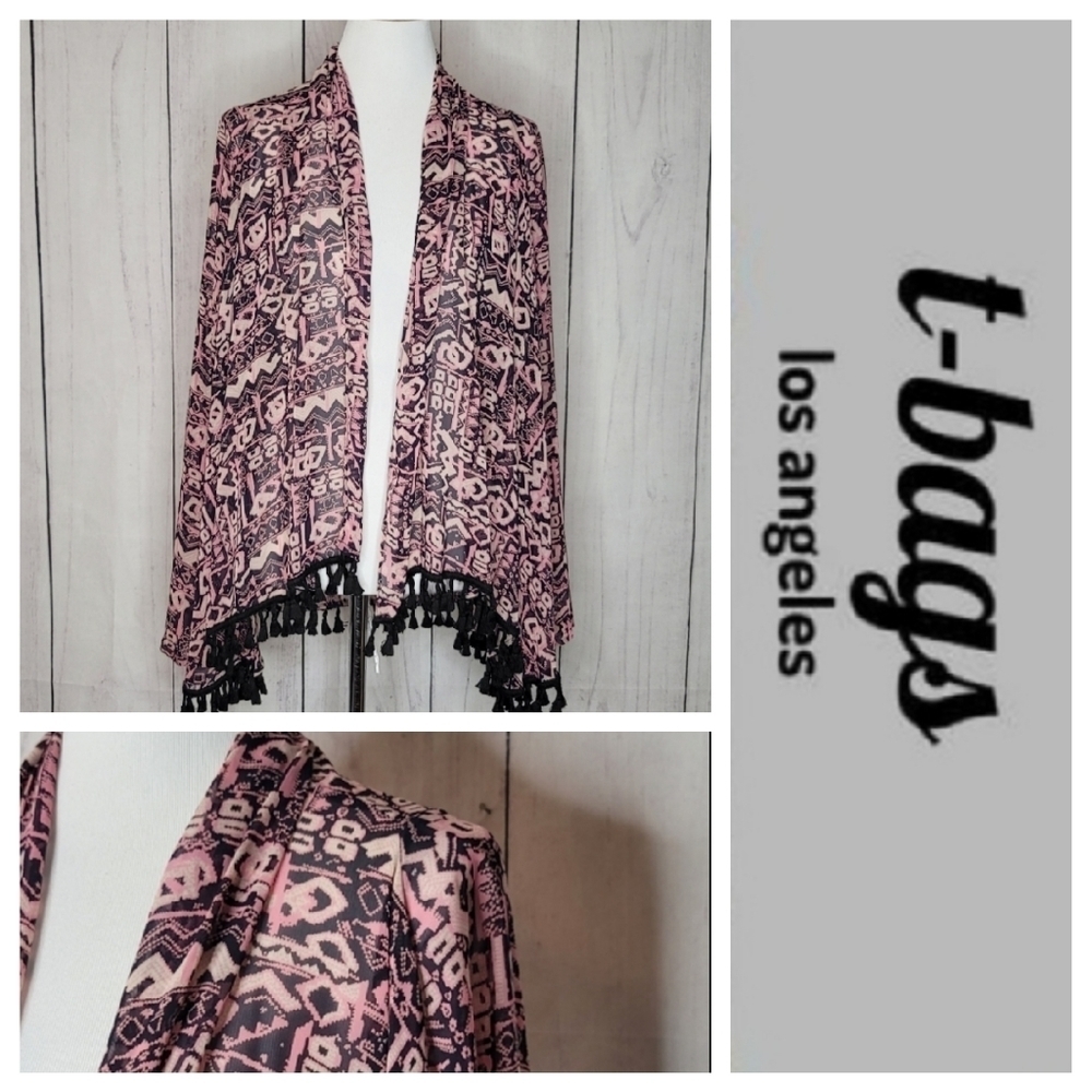 T Bags Los Angeles tasseled swing‎ cover up
